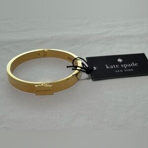 Kate Spade Gold and Cream Bangle